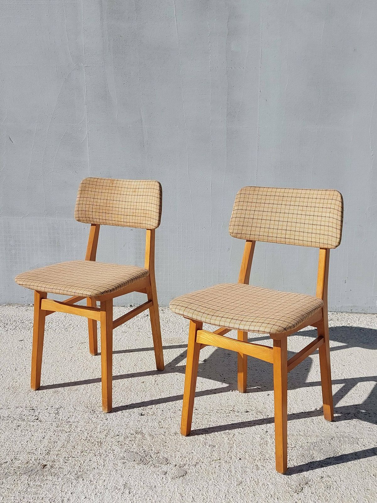 1 Of 2 Retro Chairs / Retro Dining Chair / Retro Furniture / Retro Ambience / Retro Home / Mid Century Modern / Mcm Chair / Mcm Home /70's photo for sale