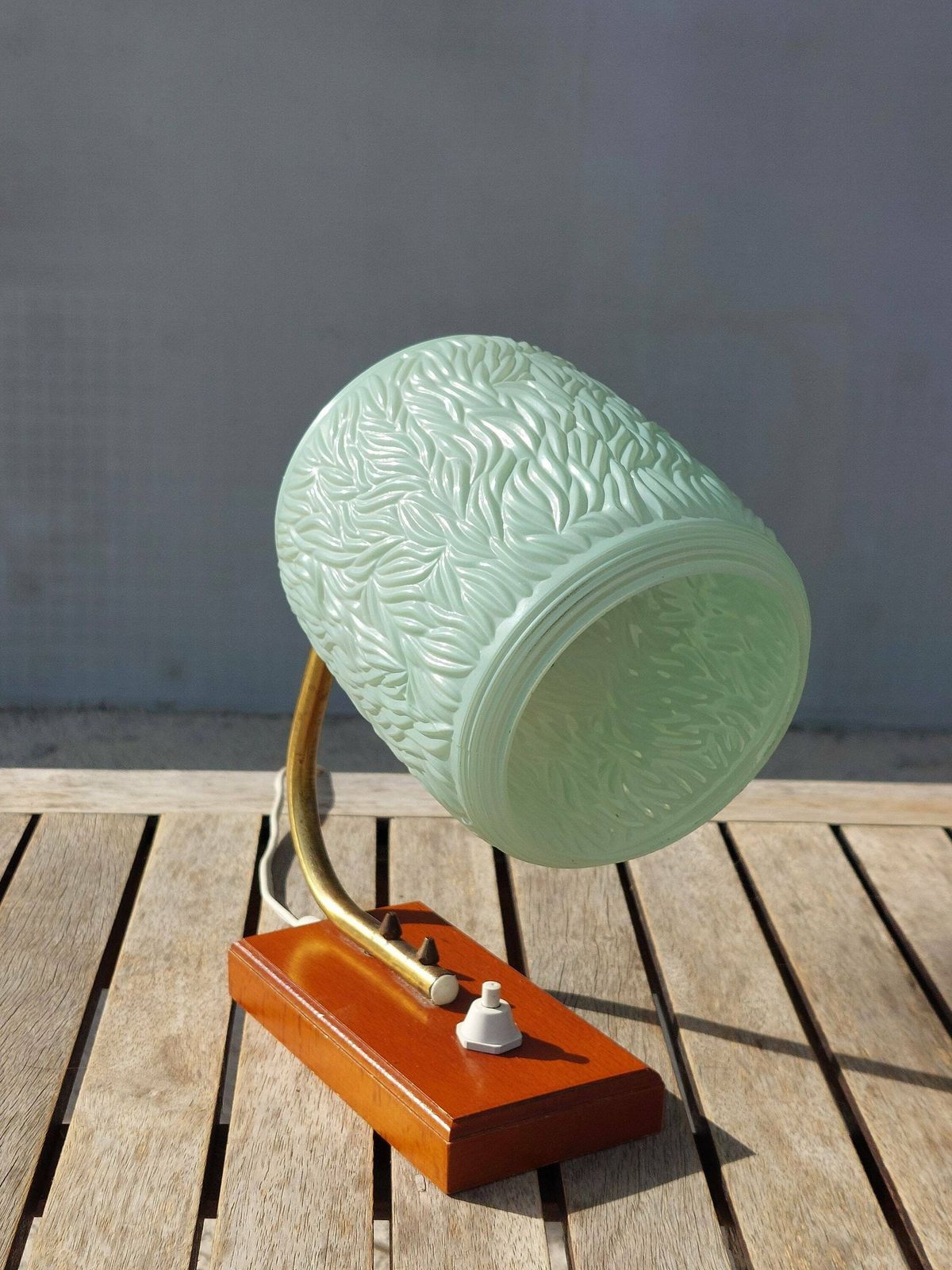 Vintage Bedside Lamp / Vintage Night Light / Vintage Nightstand Lamp / Mcm Bedside Lamp / Mcm Desk Lamp / Mcm Night Light / Yugoslavia /70's photo vintage