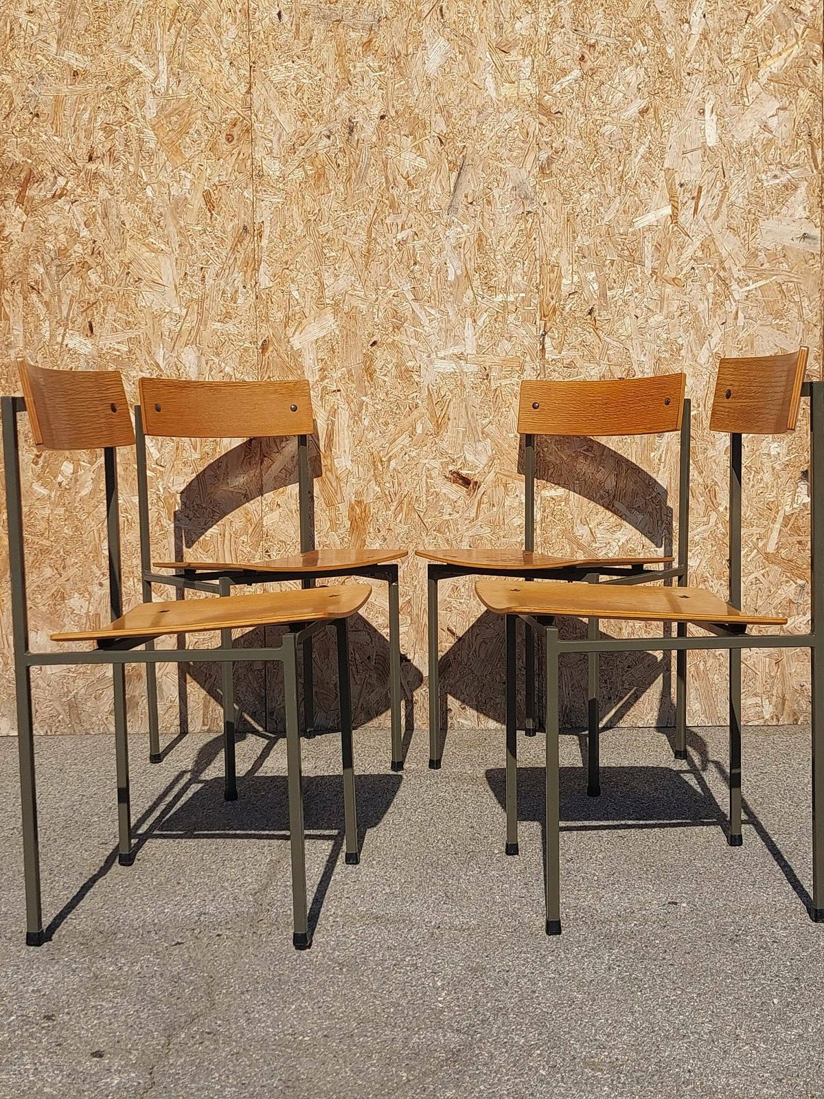 1 Of 4 Vintage Industrial Wooden Chairs/Stol Kamnik/Designer Chair/Vintage School Chair/Office Chair/Industrial Chair/ Bisto Chair/ 1970's photo furniture