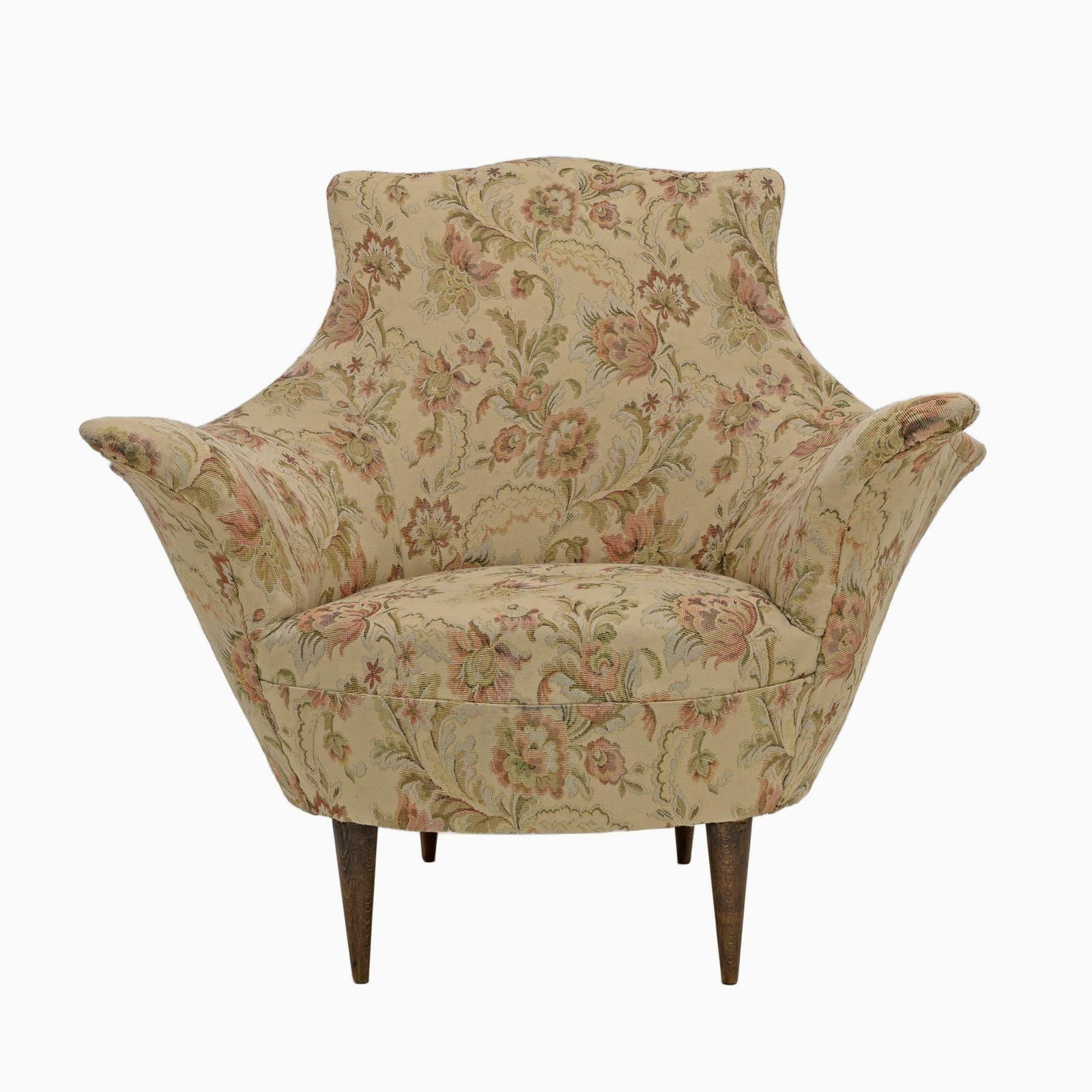 Pair Of Manta Mid Century Modern Italian Armchairs, 1950s photo Furniture