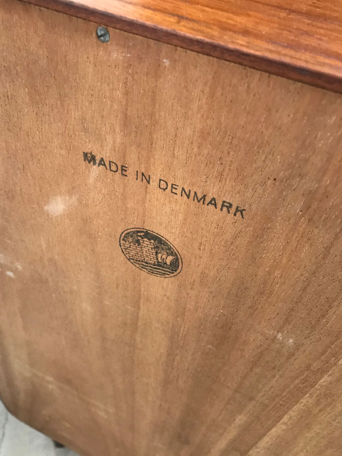 photo for sale Scandinavian Teak Bar Cabinet Design Peter Hvidt & Orla Molgaard Nielsen 1960s