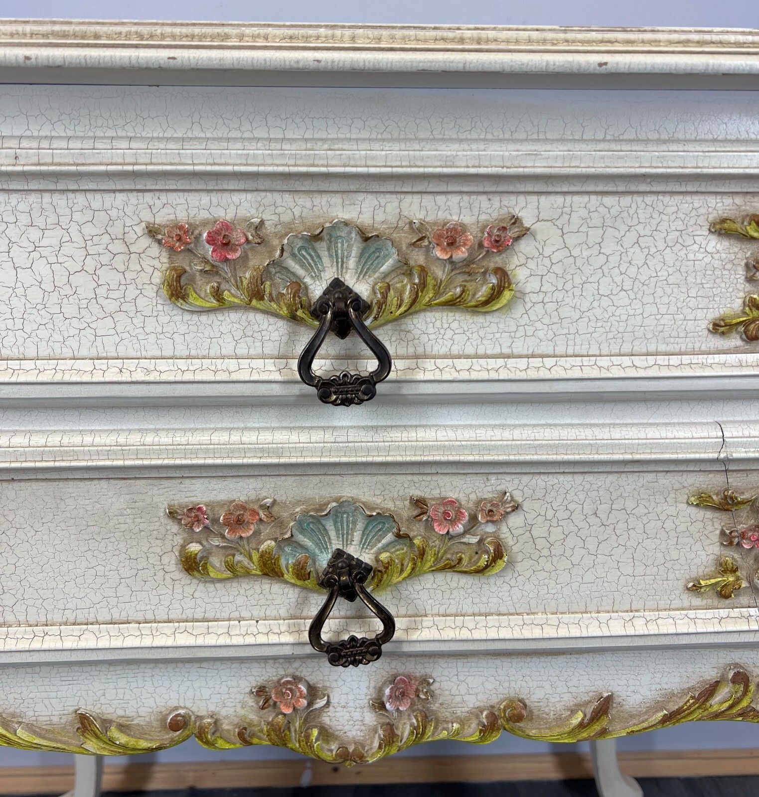 Shabby Chic French Louis XIV Chest Of Drawers Sideboard Cabinet Storage Lot 3467 photo Furniture