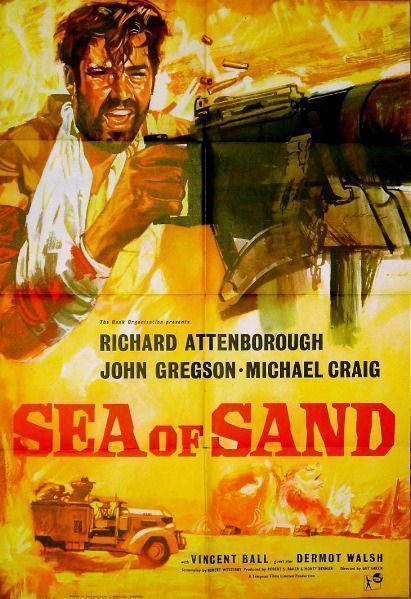 Sea Of Sand, Original Uk Movie Poster, 1958