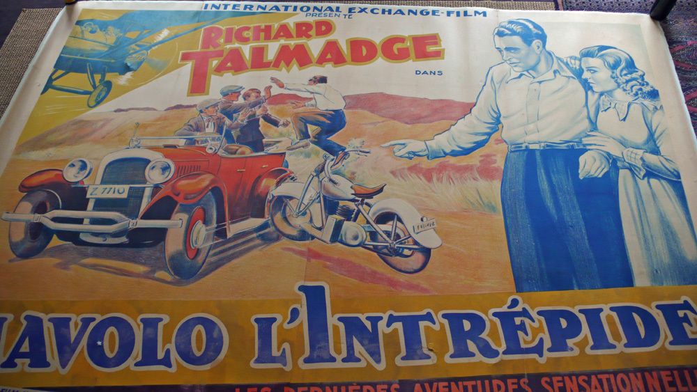Fighting Pilot, “Diavolo”, Original French Movie Poster, 1935