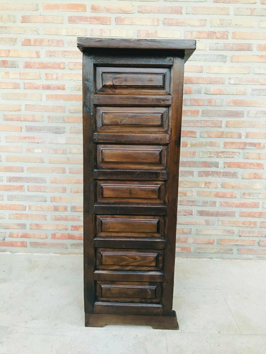 Antique Spanish Carved Walnut Tuscan Sifonier photo 1332.0