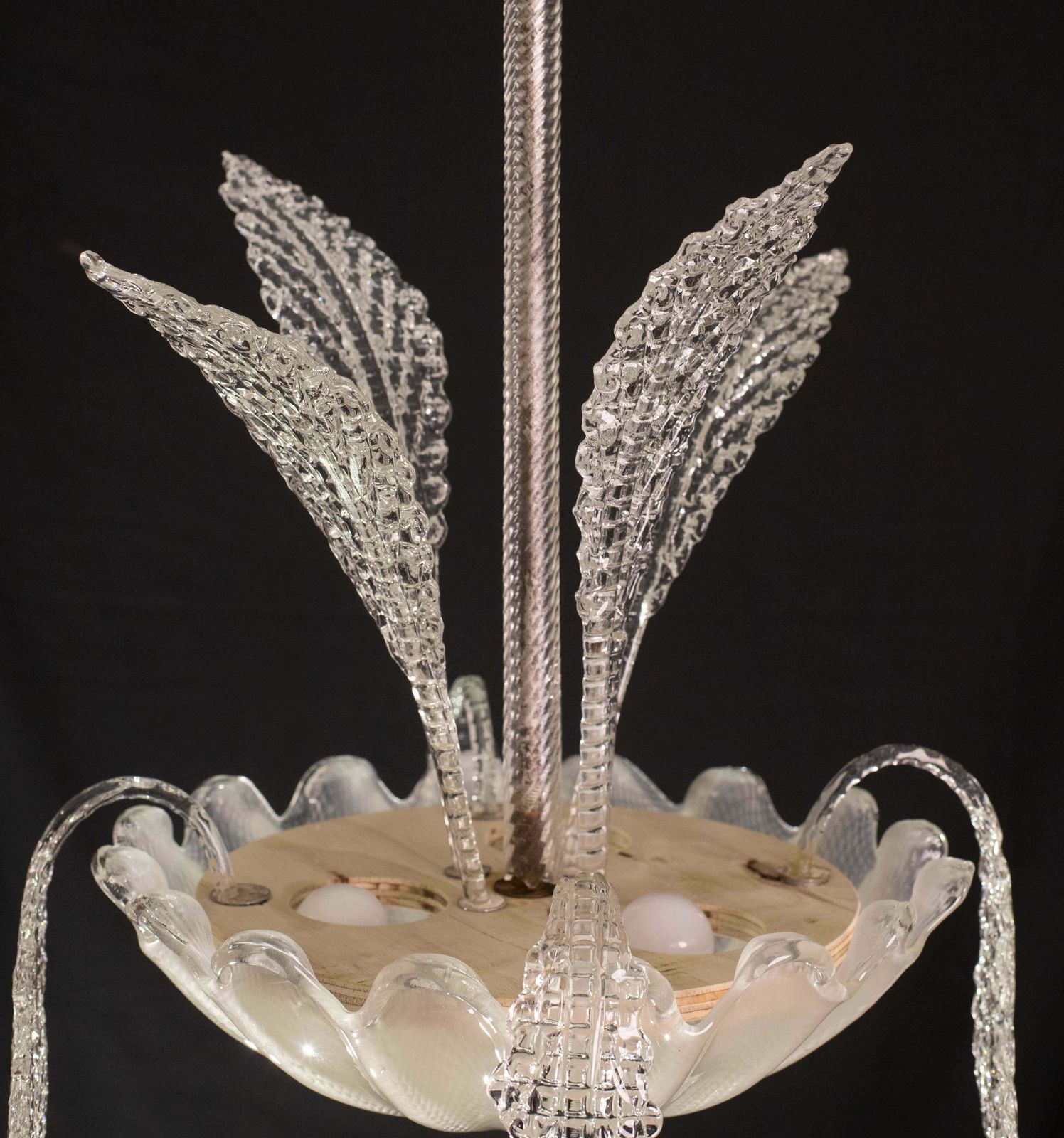 photo buy Elegant Art Decò Murano Glass Leaves, 1950s
