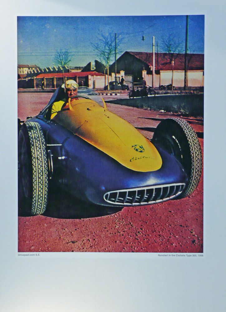 Tazio Nuvolari – “Quando Corre Nuvolari”, Original Movie Poster 2018 photo furniture