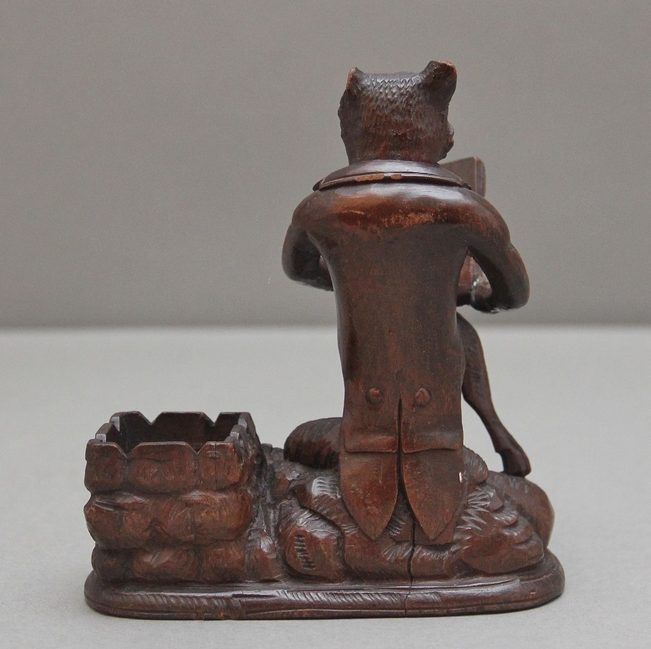 19th Century Black Forest Carving Of A Fox photo Art