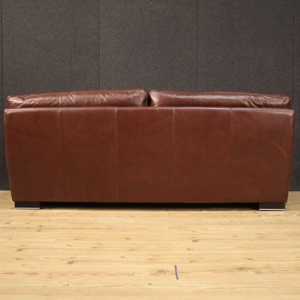 3000.0 Large Leather Sofa From The 80s photo