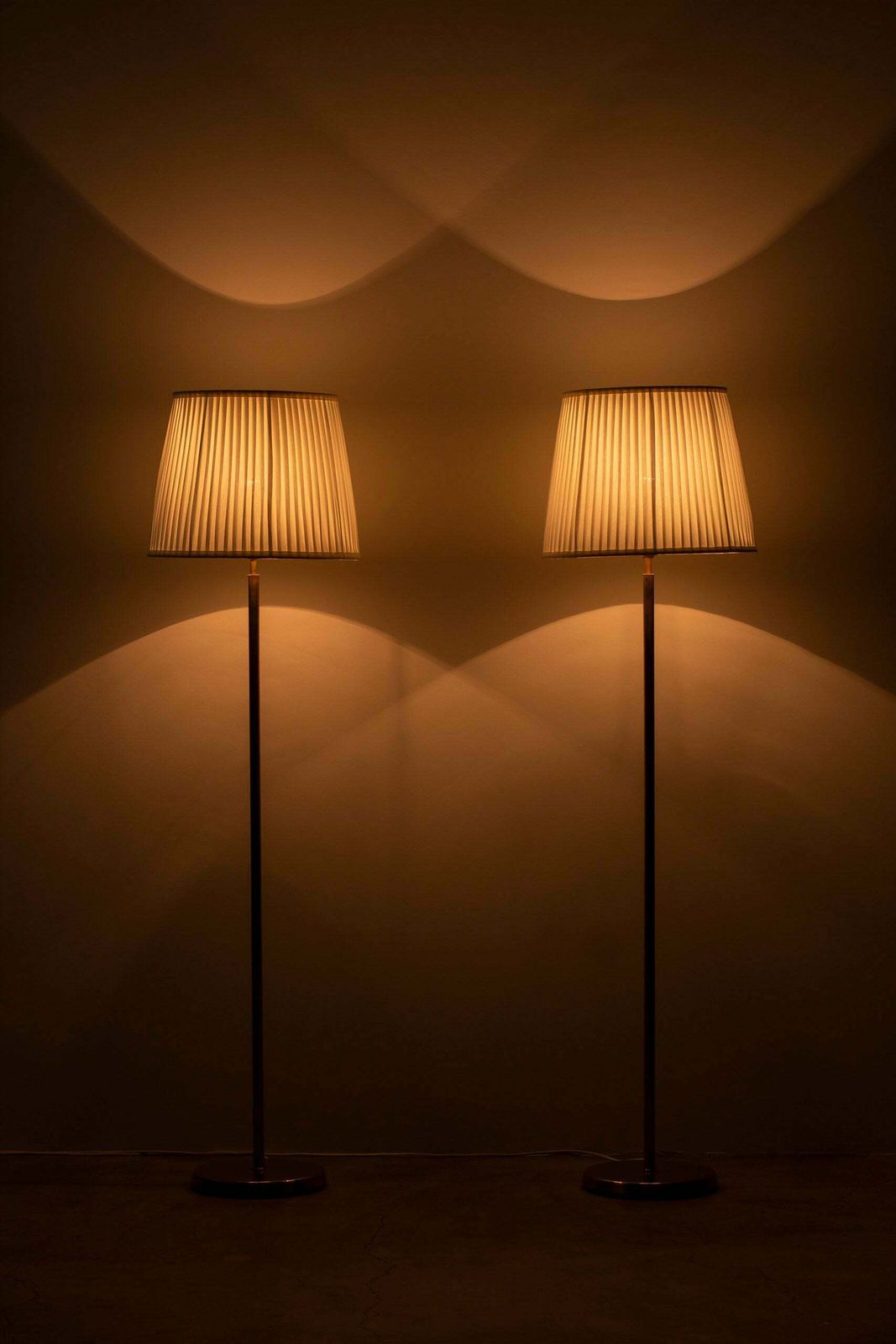 Pair Of Floor Lamps By Asea, 1950s photo vinterior
