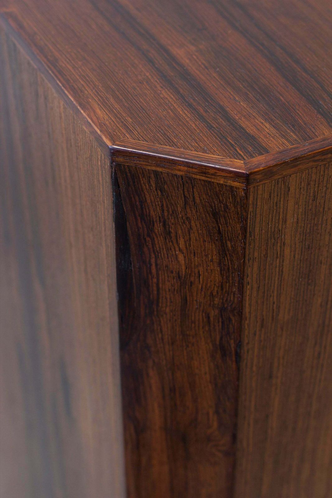 Danish Rosewood Piedestal From Ordupgaard Museum photo vintage