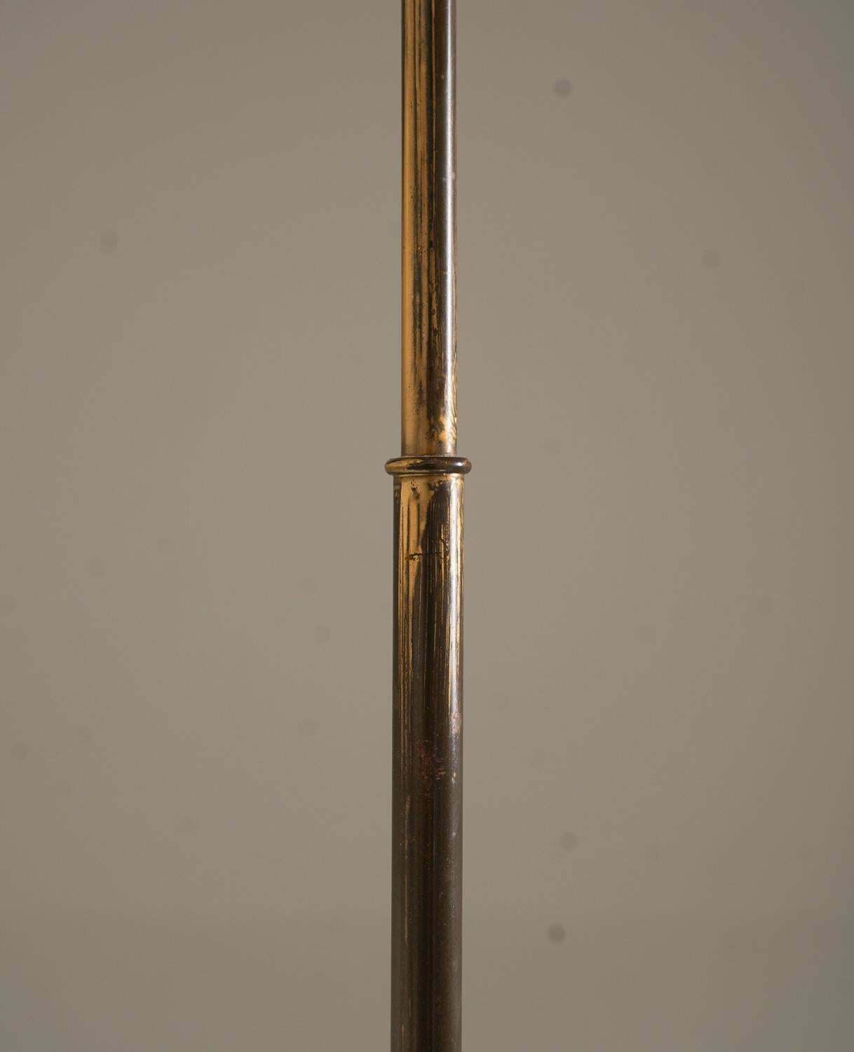Swedish Mid Century Floor Lamp In Brass By Nordiska Kompaniet photo Lighting