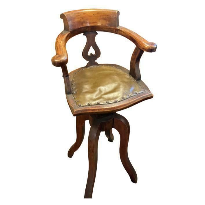 Rare 19th Century Child's Barber Chair photo for sale