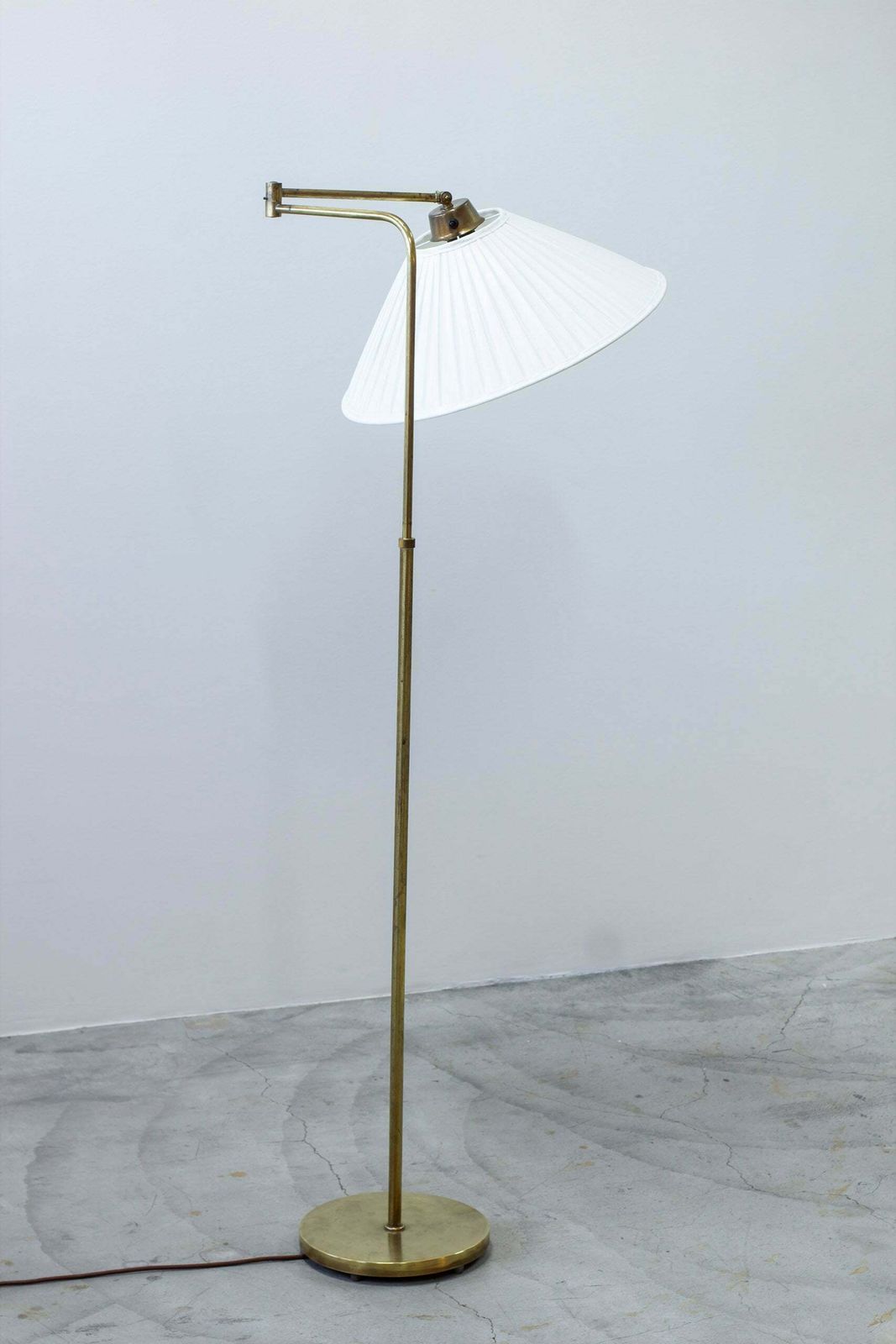 Lighting Swedish Modern Floor Lamp In The Manner Of Notini photo