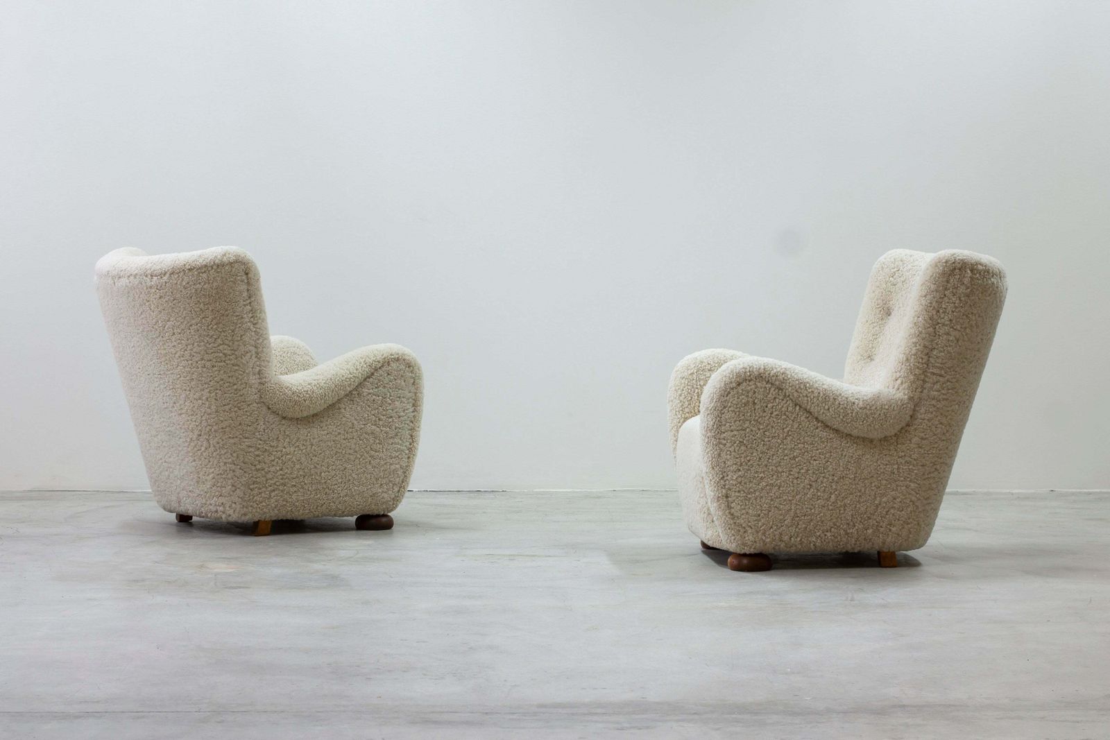 Pair Of Lounge Chairs In The Manner Of Blomstedt photo for sale
