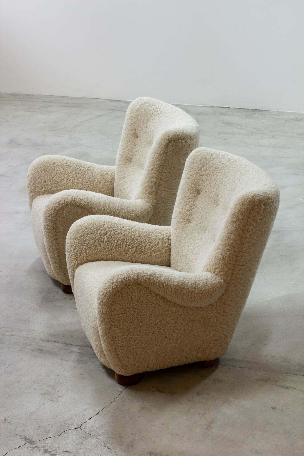 photo for sale Pair Of Lounge Chairs In The Manner Of Blomstedt