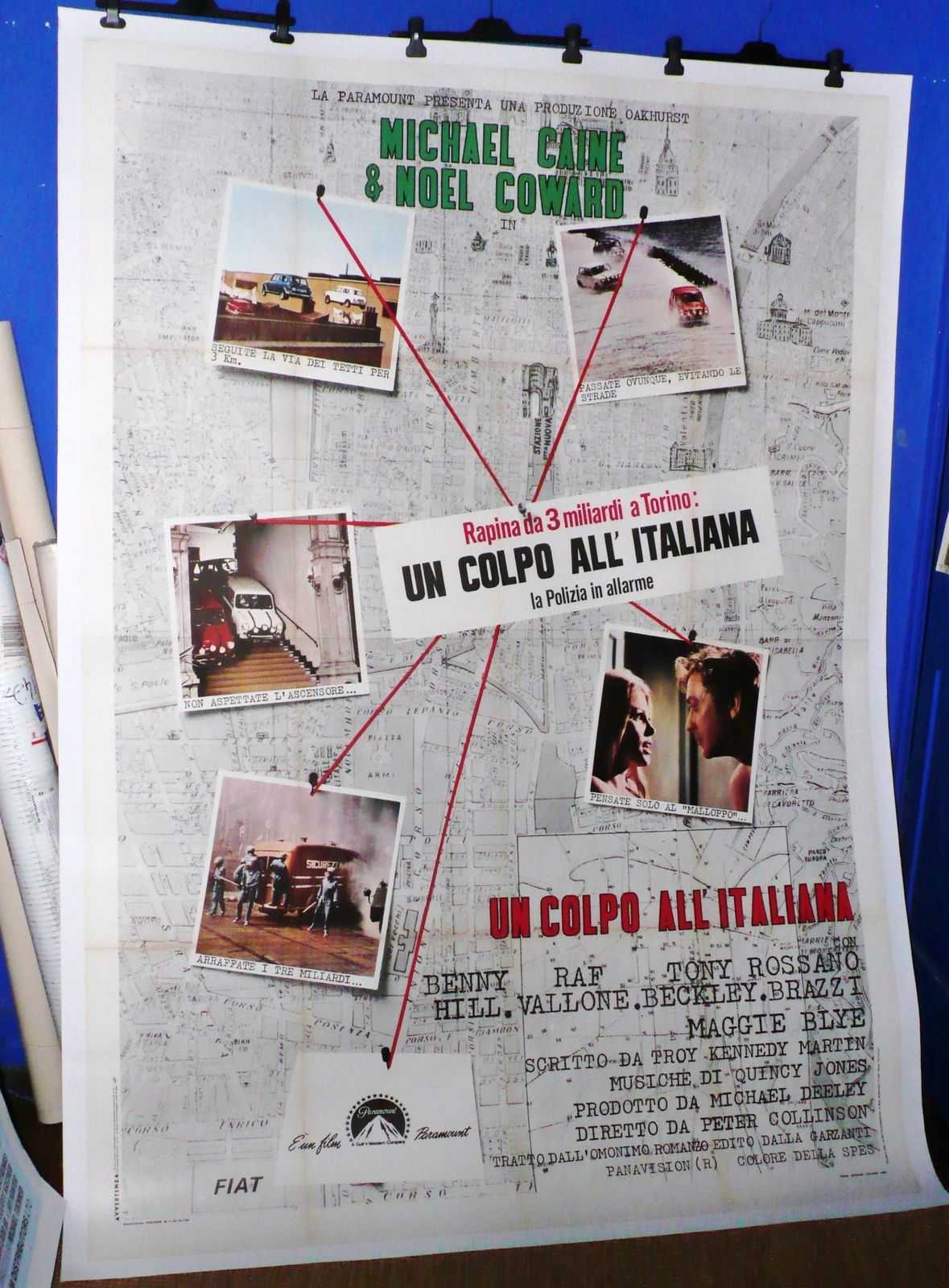 Italian Job – Original Italian Movie Poster – 1969