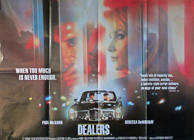 Dealers Uk Quad Movie Poster1989