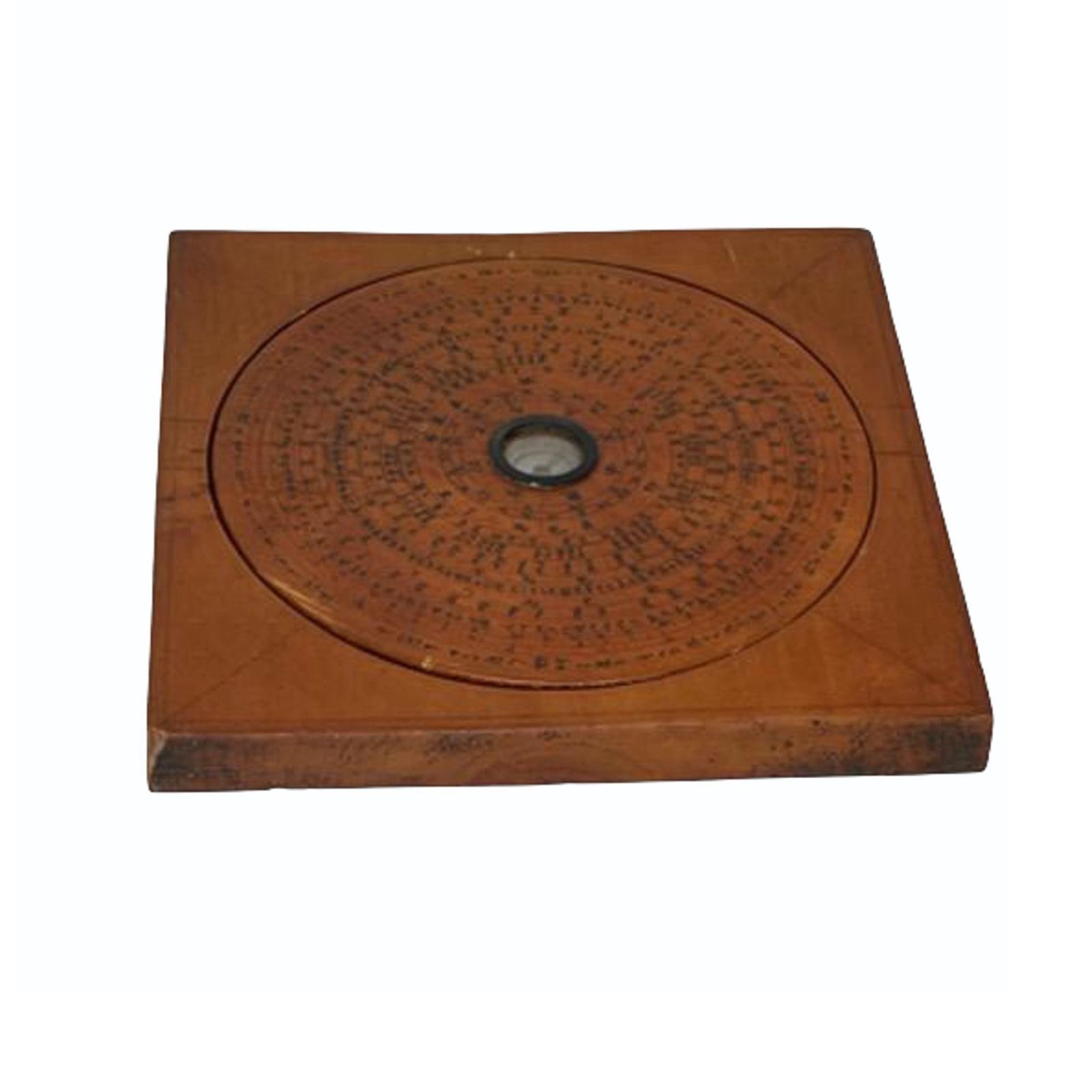 Late 19th Century Chinese Luopan Feng Shui Compass photo furniture