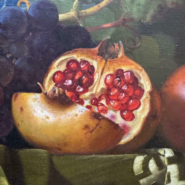 Jean Grimal (1942 1997) Oil On Canvas Still Life photo Art