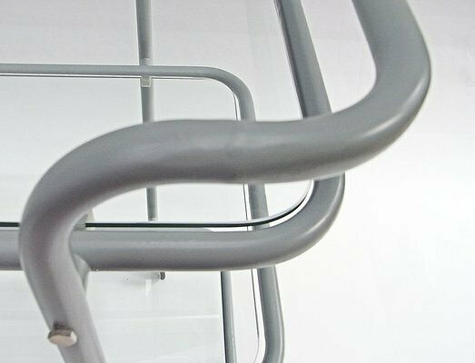 photo for sale Ever Ready Bar Trolley In Powder Coat And Glass By Gunter Lambert