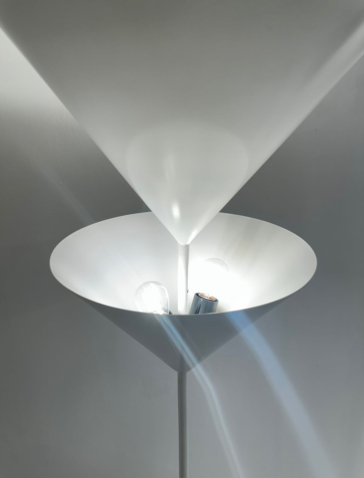 Mid Century Pascal Uplighter Floor Lamp By Vico Magistretti For Oluce Italy 1983 photo vinterior