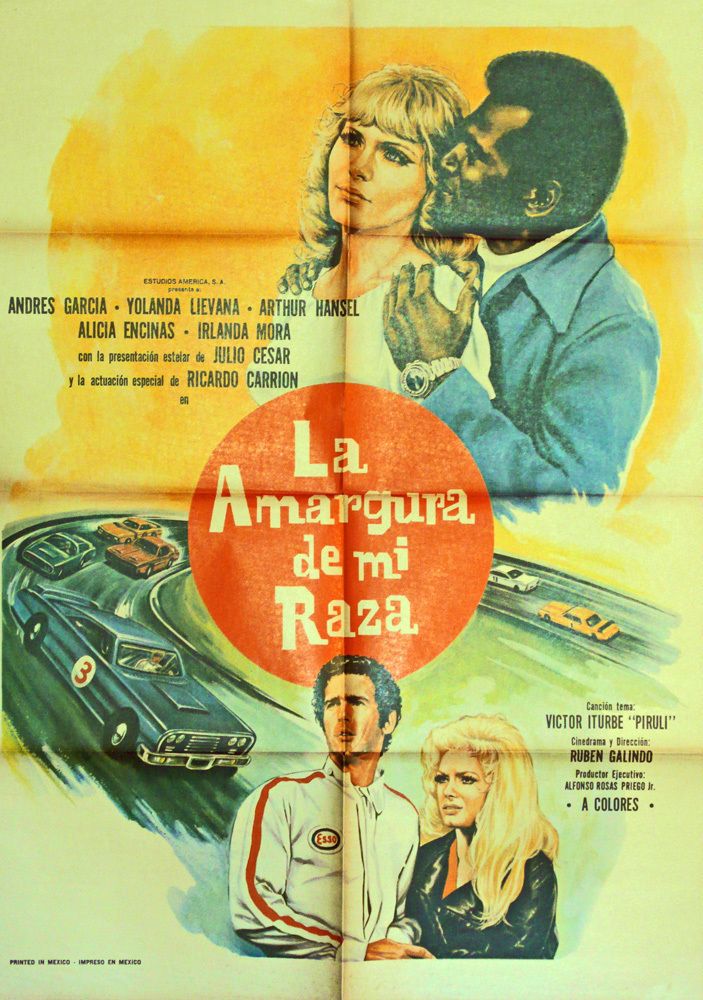 La Amargura De Mi Raza, Original Movie Poster, Mexico 1974