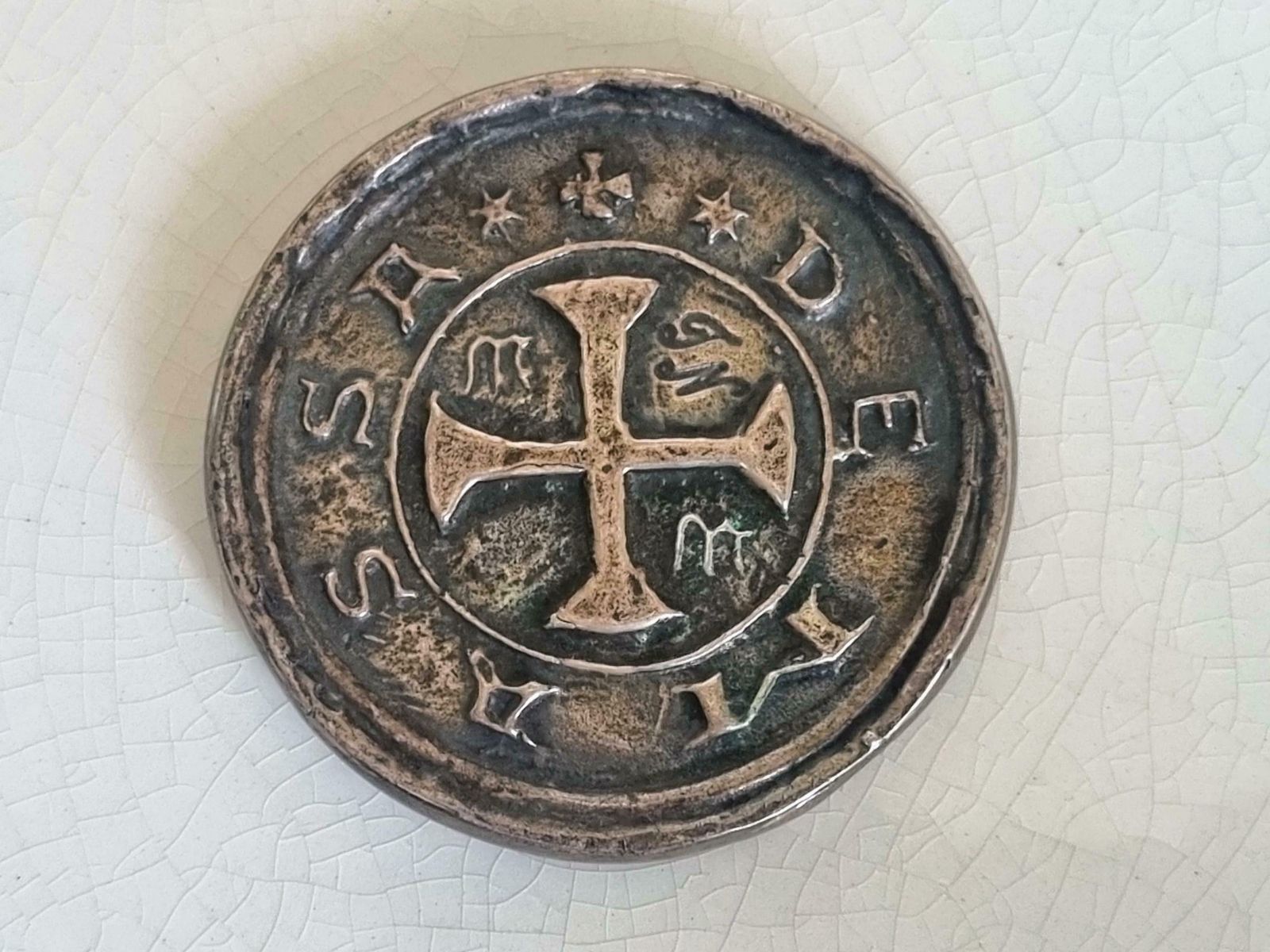 1986 Rotary Club Massa Marittima Bronze Medallion | Italian Clock Tower | Double Sided Service Token | Historical Italian Medal