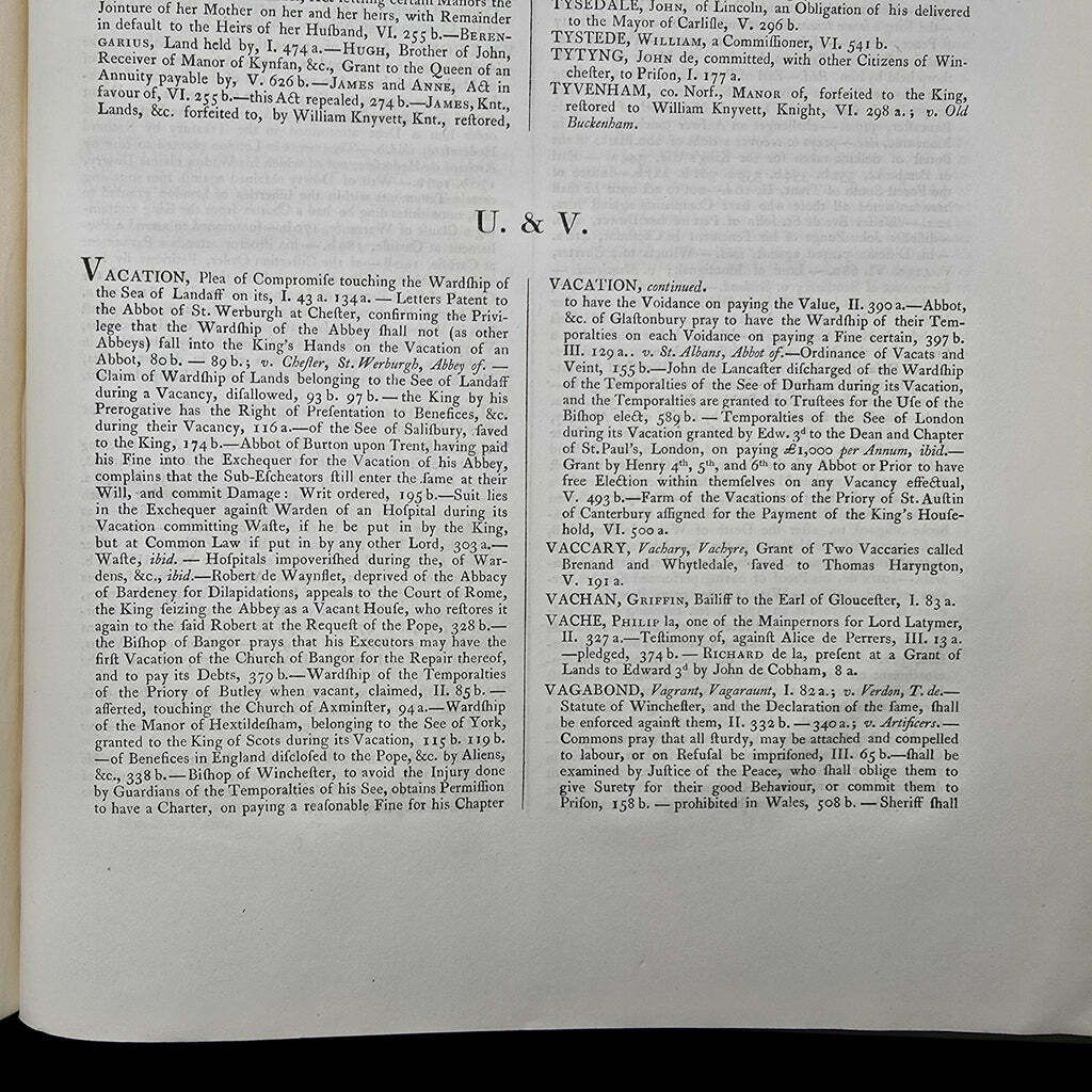 Home Decor Large Antique Reference Book, Index, Rolls Of Parliament, English, William IV photo