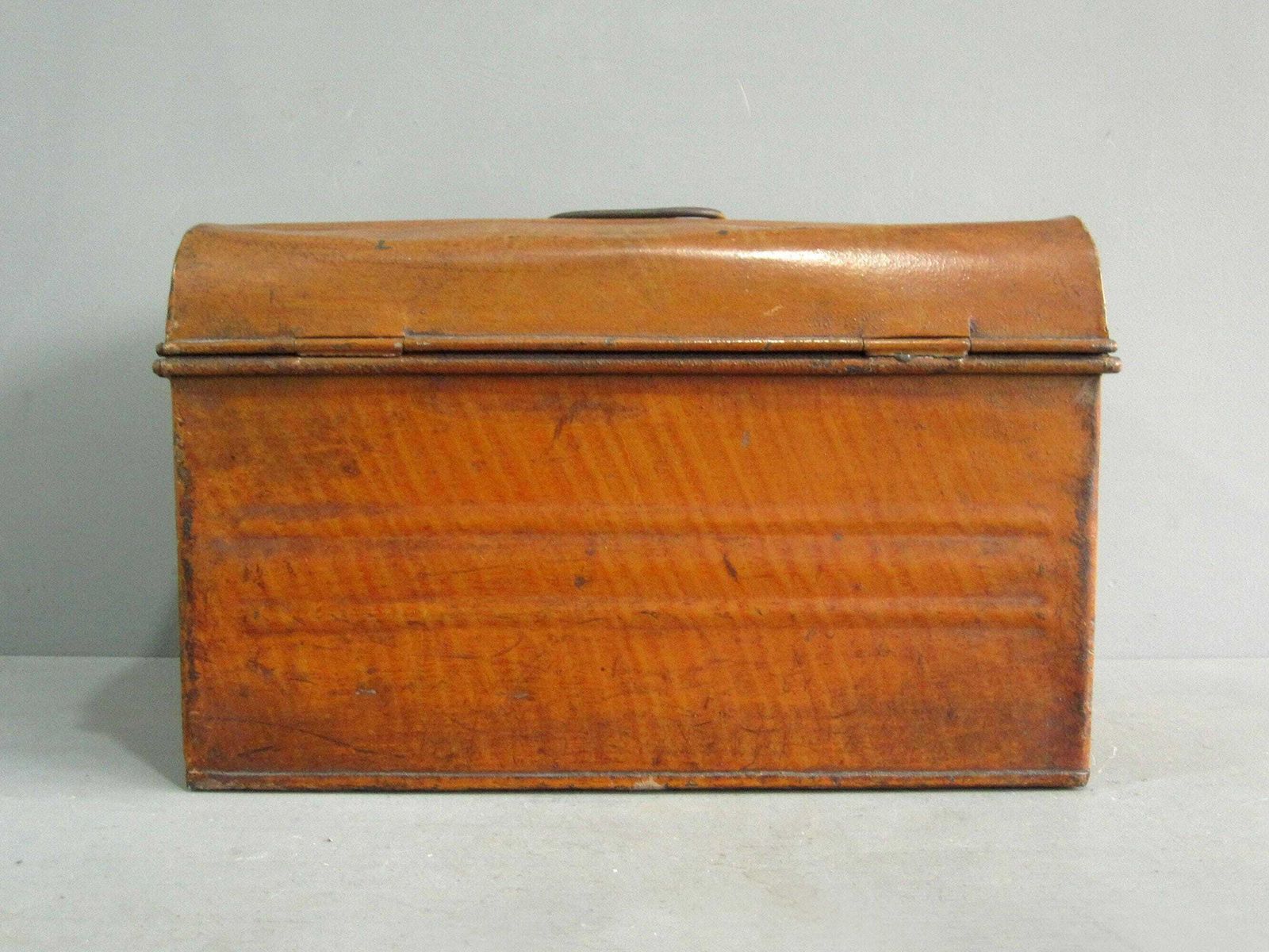 Antique Metal Trunk photo buy