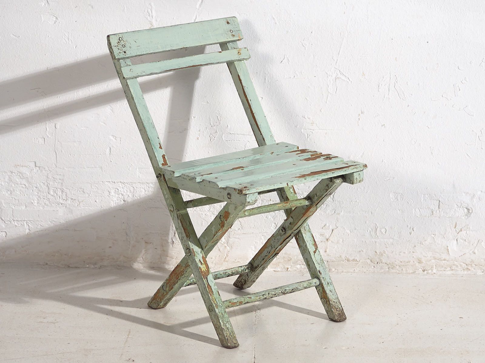 Antique Children’s Folding Chairs (C.1920). Set Of 4 Pieces #3 photo vinterior