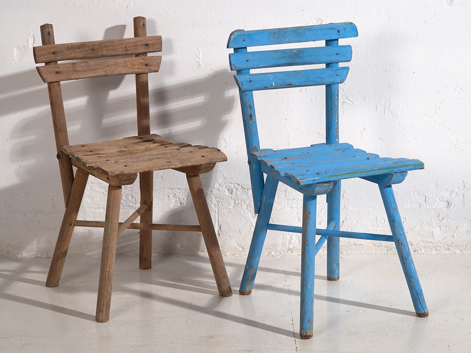 Antique School Chairs (C.1920). Set Of 4 Pieces #1 photo Furniture
