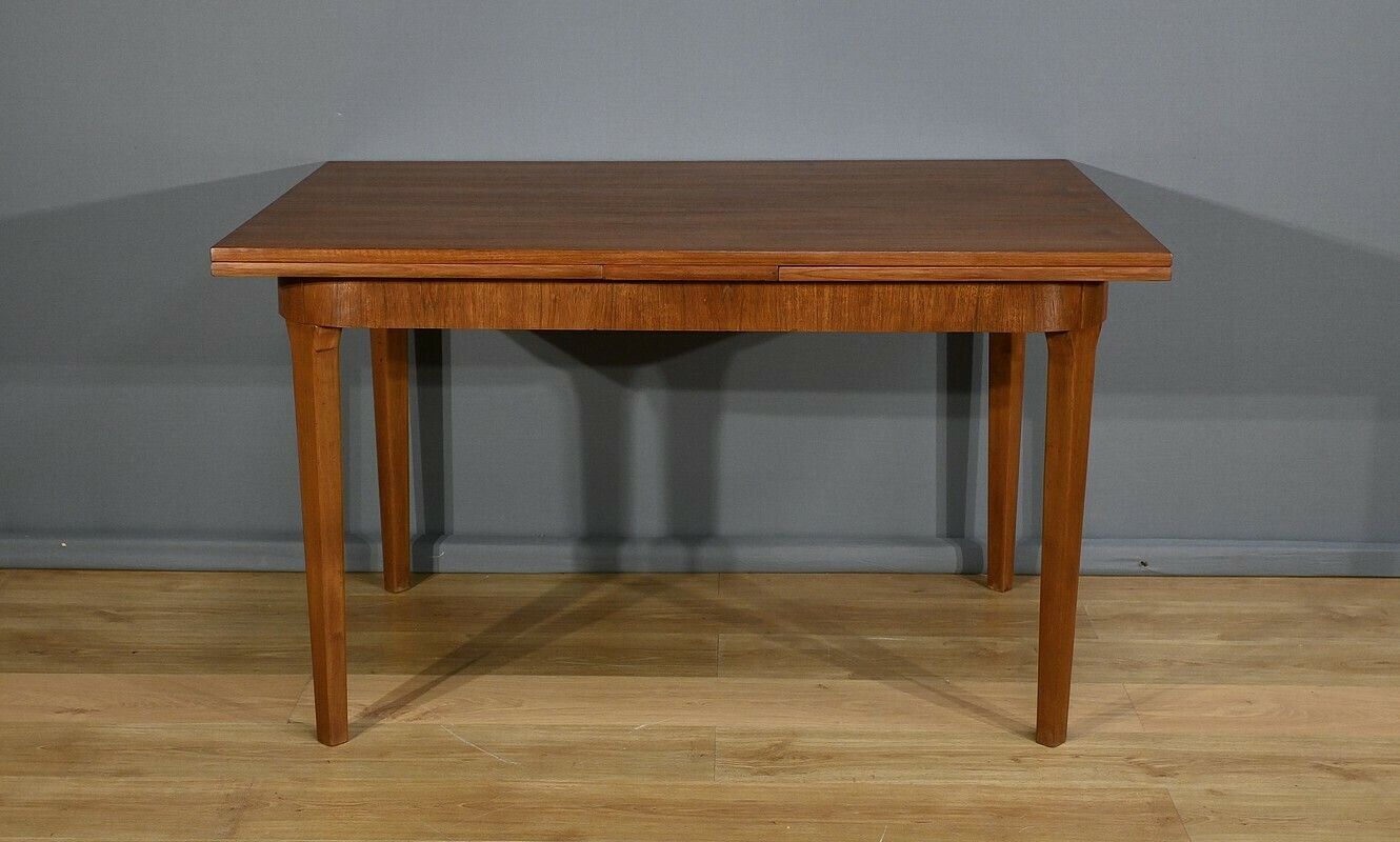 Scandinavian Extendable Teak Table – 1960 photo furniture