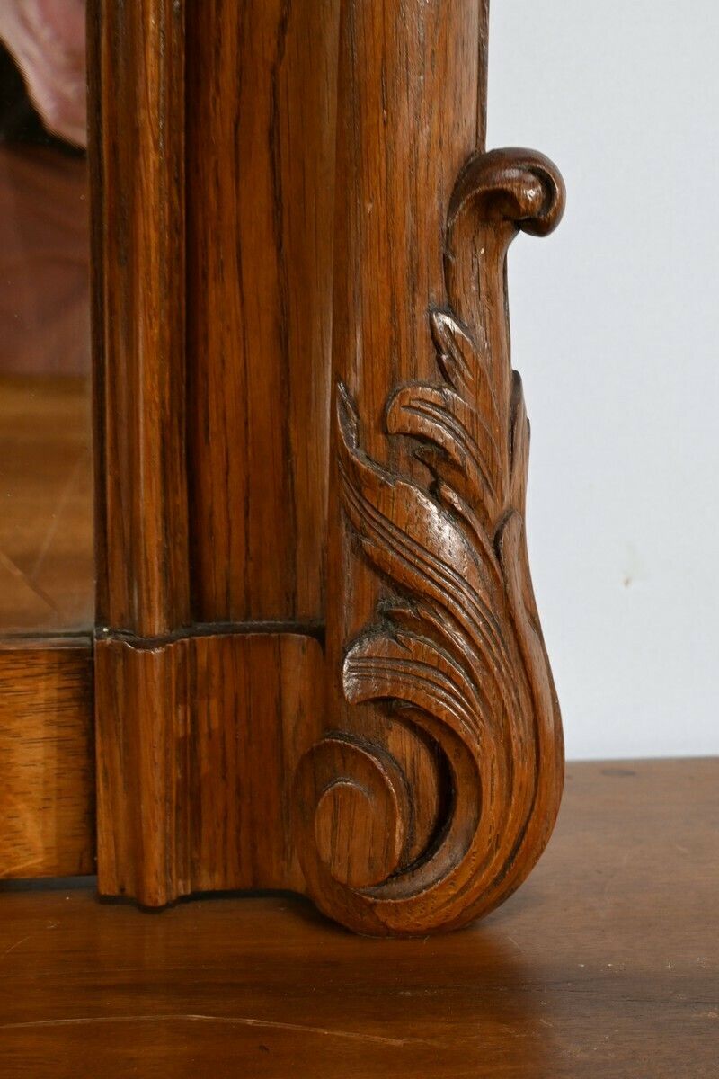 photo buy Oak Mirror, Louis XV Style – Late 19th Century