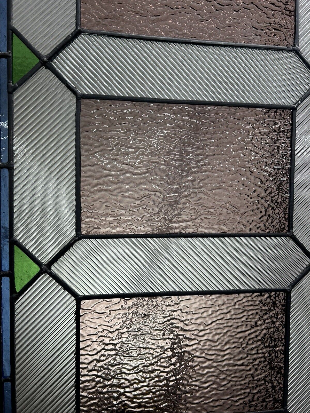 Art Deco Stained Glass Front Door Period Old Reclaimed Antique Wood Leaded 20 30 photo vintage