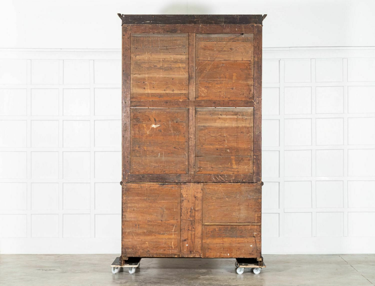 photo vinterior Monumental Irish Georgian Mahogany Glazed Bookcase