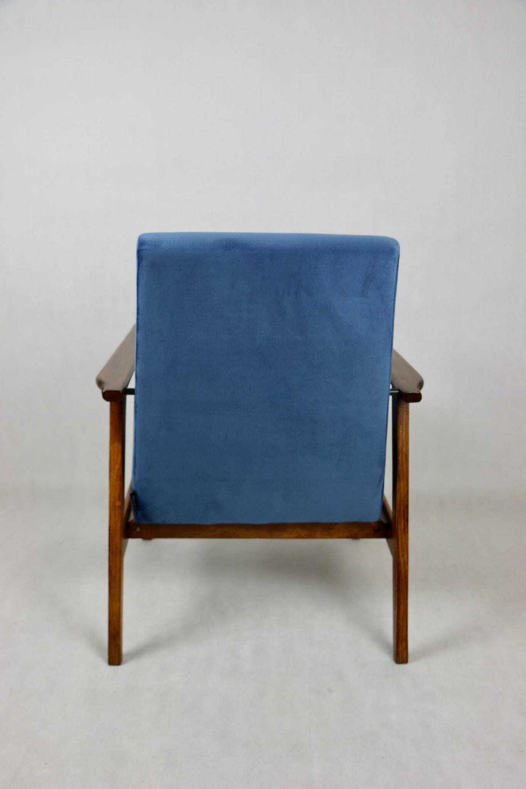 "Lis" Armchair, 1970s, Sea Blue, Designed By Henryk Lis photo vinterior