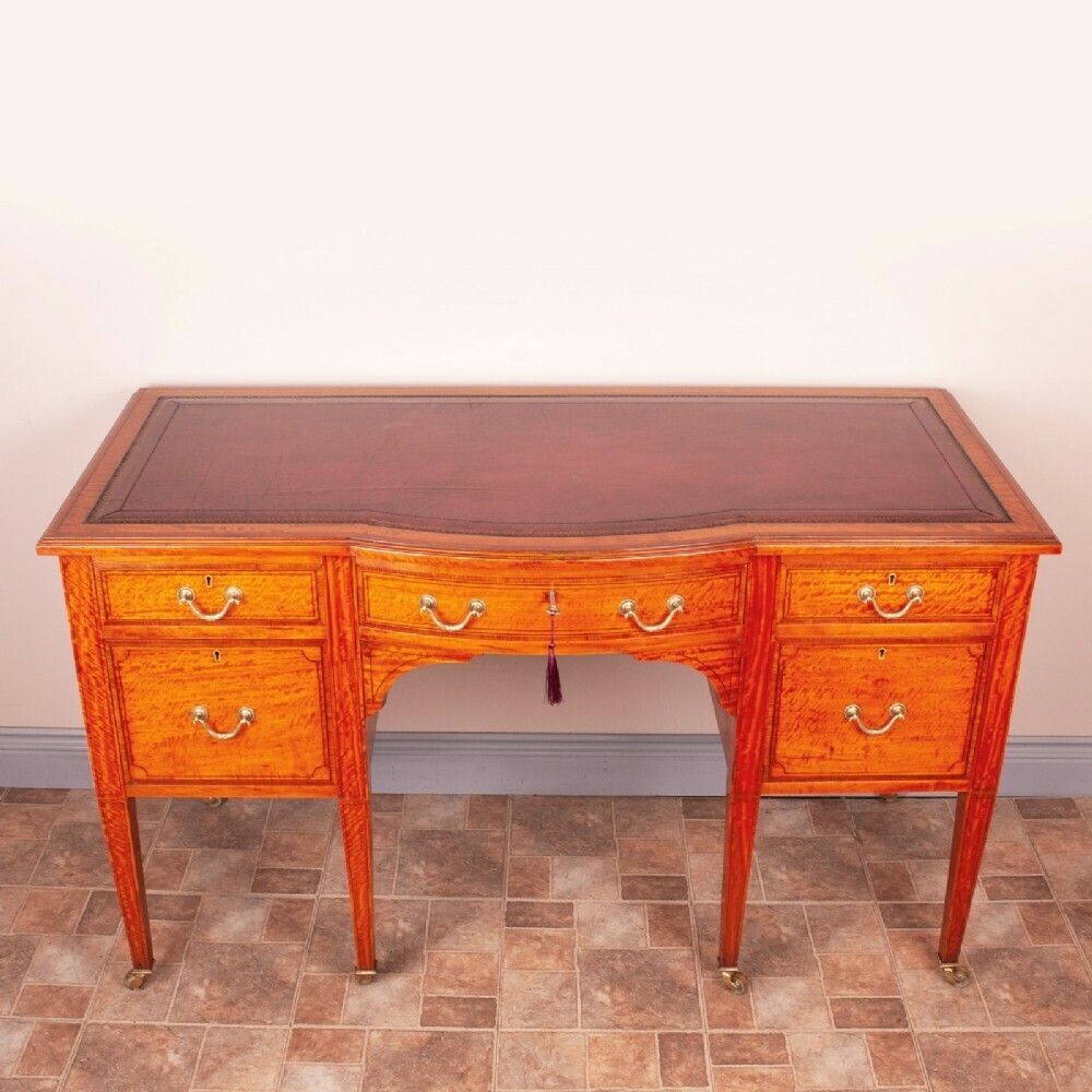Good Quality Inlaid Satinwood Writing Desk photo 1050.0