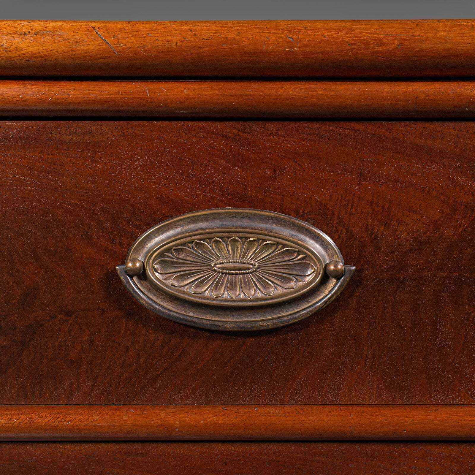 Antique Chest Of Drawers, English, Storage, Cot Drawer, Neoclassical, Victorian photo vintage