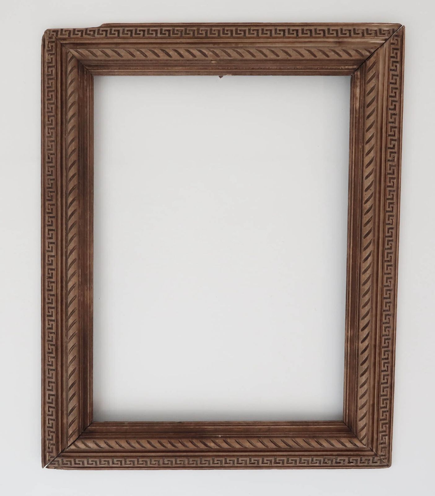 Large Antique Renaissance Style Carved Wood Picture Frame. English, 19th Century