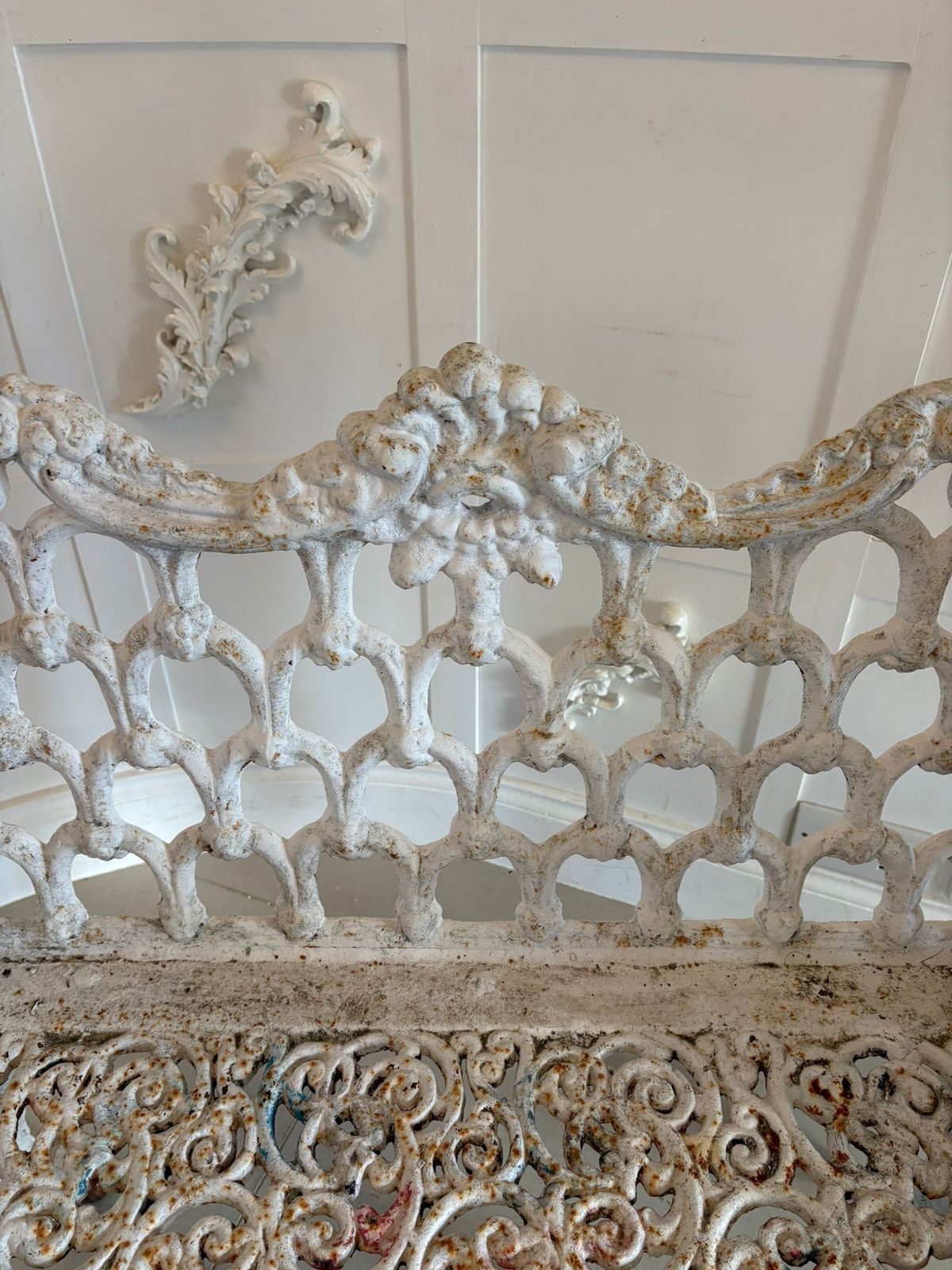 Superb Quality Antique 19th Century Ornate Cast Iron Garden Seat photo Furniture