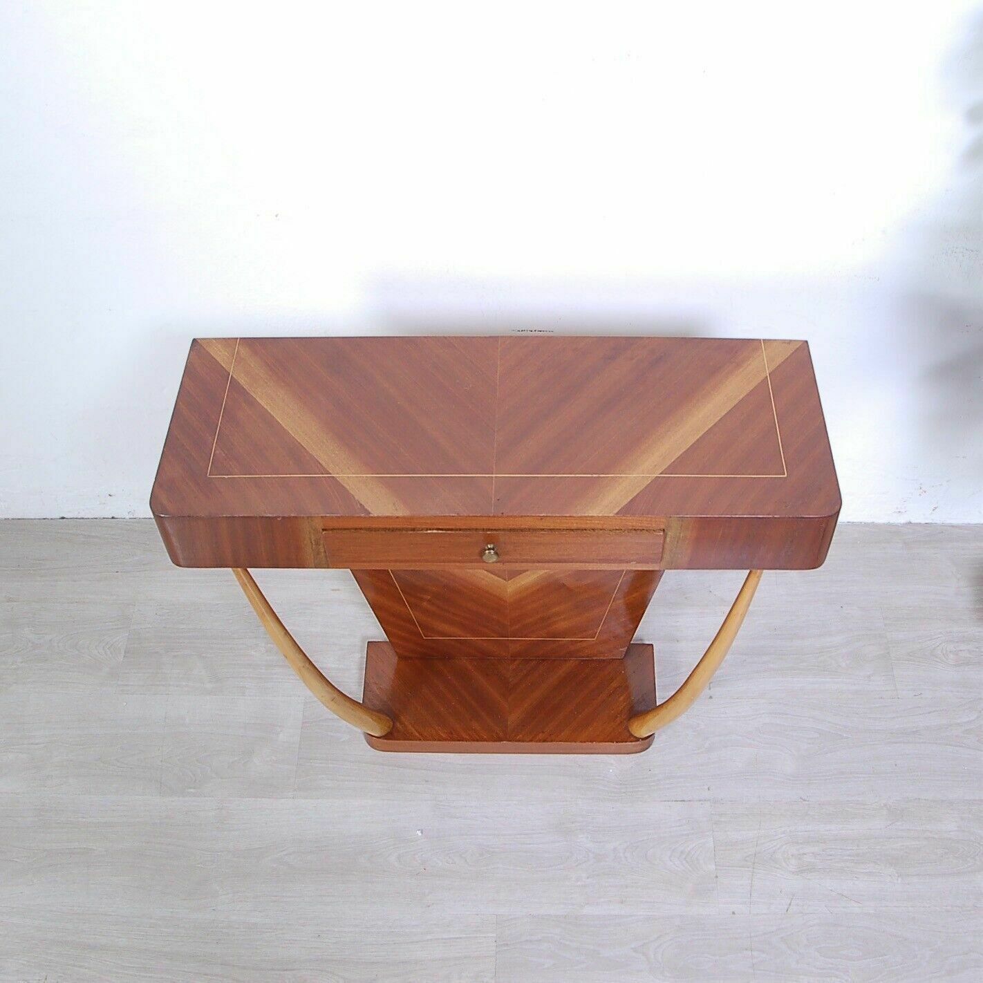 Vintage Wooden Console Table 1950s Design Paolo Buffa Modern Style photo buy