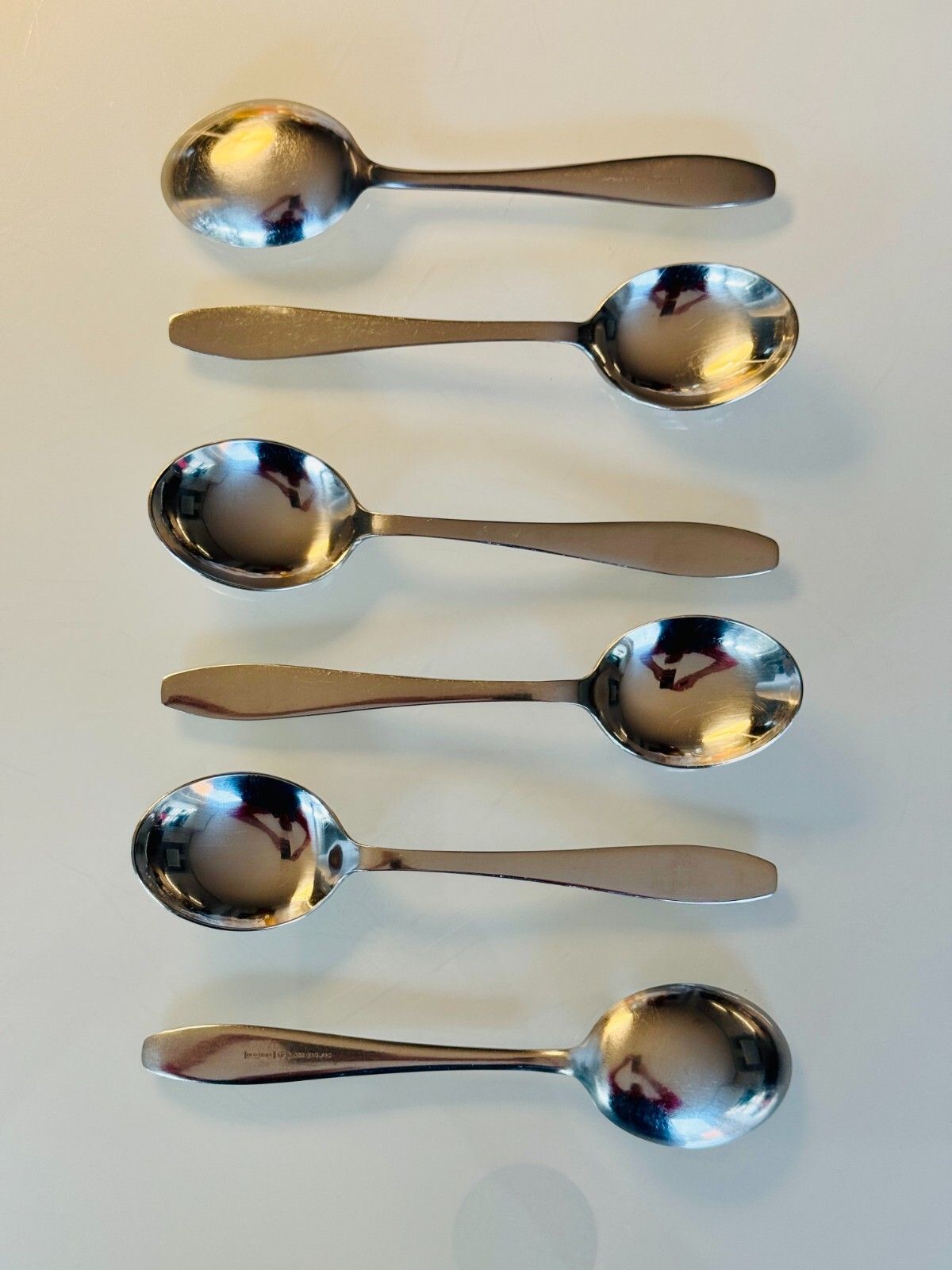 Set Of 6 Old Hall Campden Dessert Spoons, 17.5cm, Unboxed photo buy