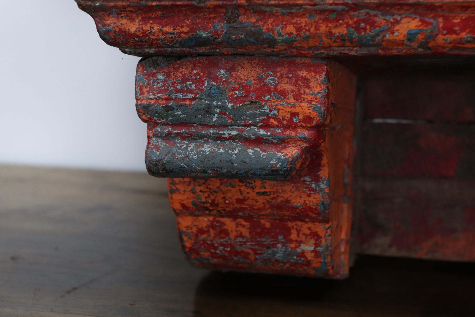 Early 19th Century Polychromed Indian Hand Carved Mirrored Shrine (2) photo buy