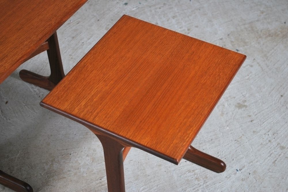 Midcentury G Plan Fresco Teak Nest Of Tables C.1960 photo vinterior