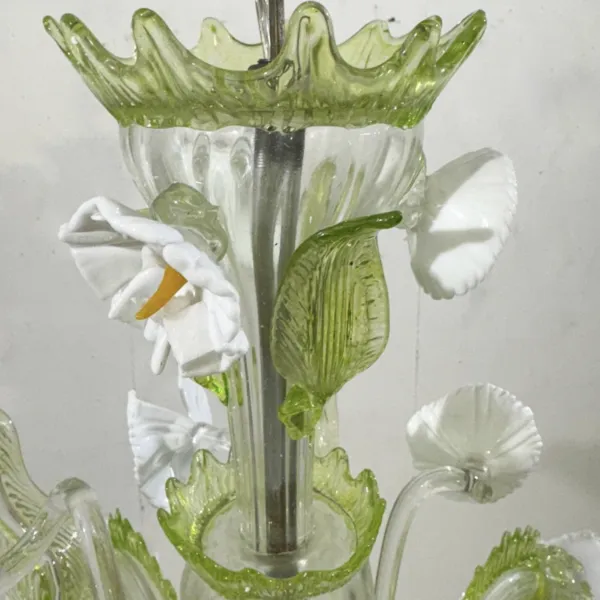 Mid Century Modern Chandelier, Italy, Murano Glass, 1950s photo 1550.0