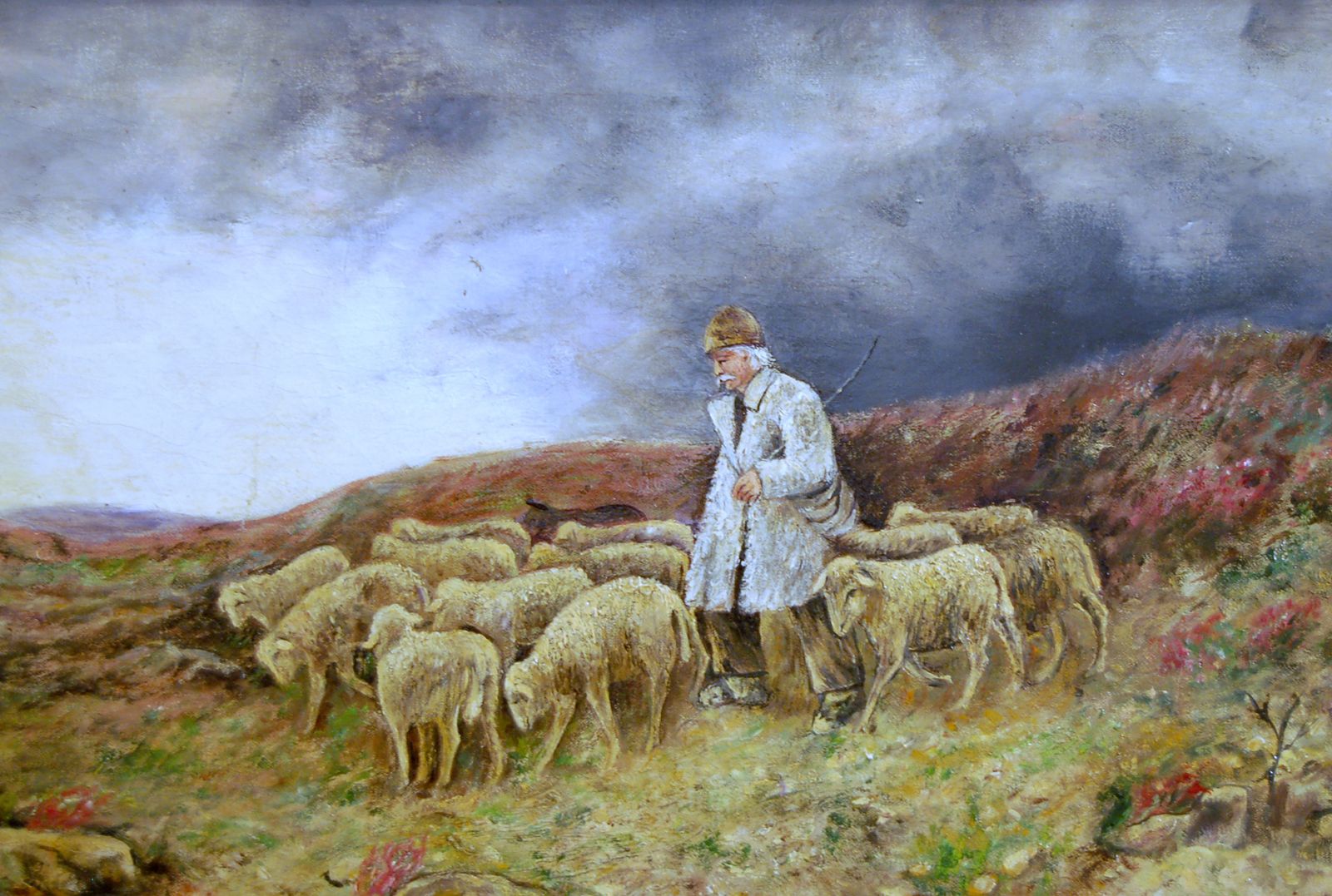 Oil On Canvas / 19th Century / Barbizon Painting photo for sale