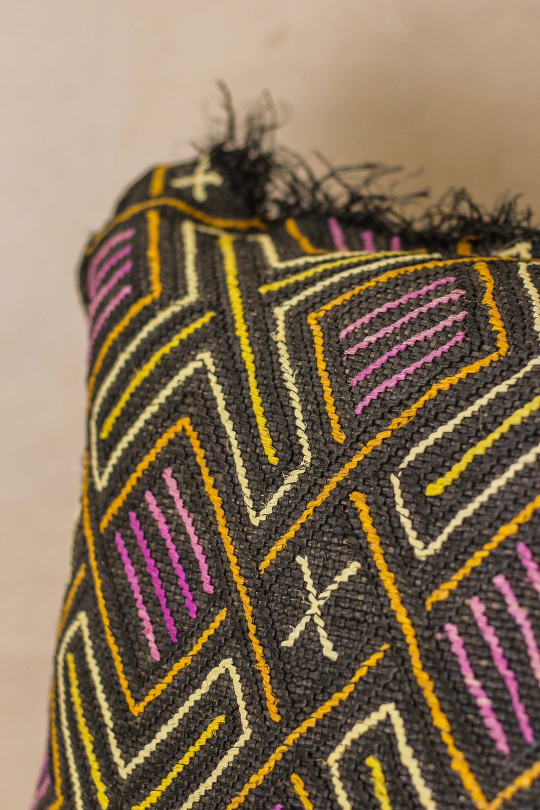 Kuba Cloth Cushion   111.1 photo vintage