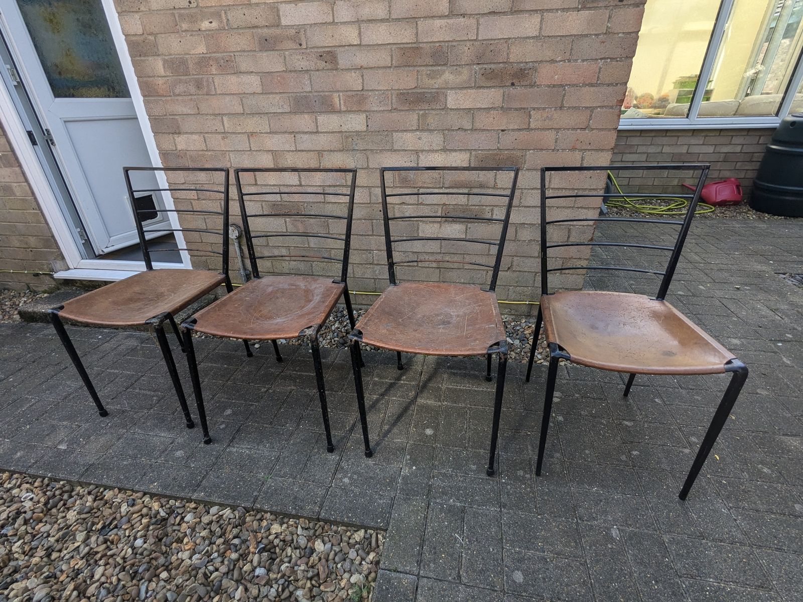Set Of 4 Staples Ladderax Dining Chairs Designed By Robert Heals In The 1960s photo 700.0