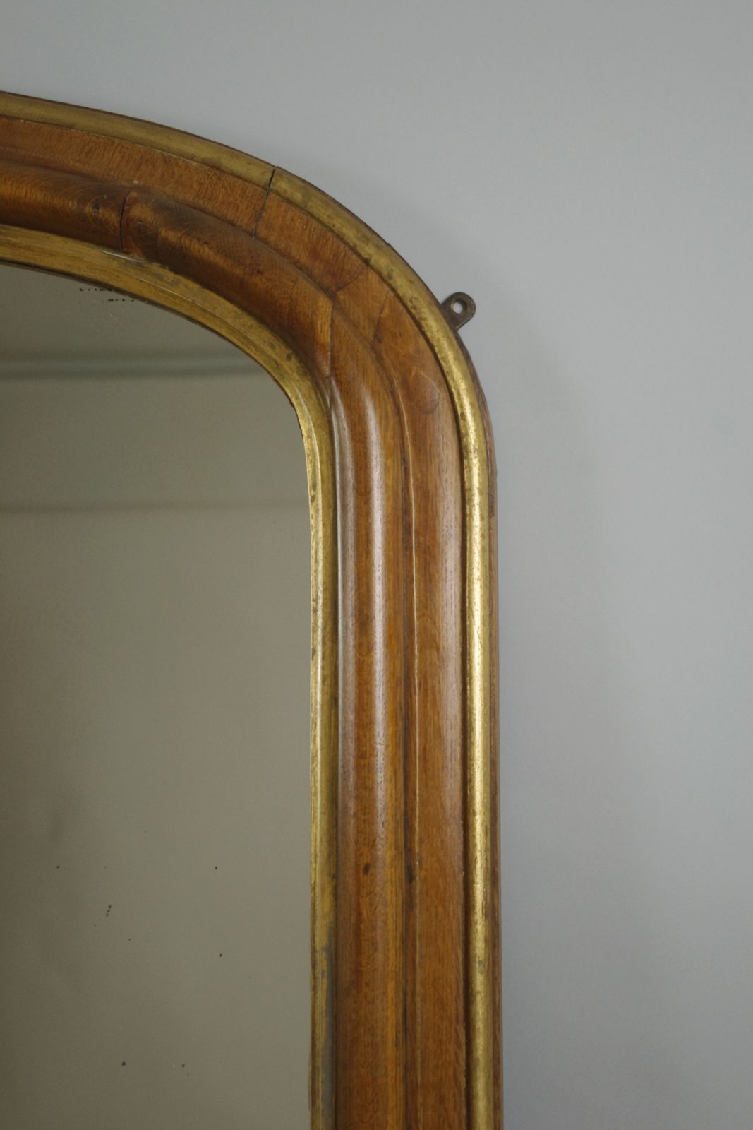 Large Victorian Oak And Parcel Gilt Arch Top Overmantle Mirror photo Home Decor